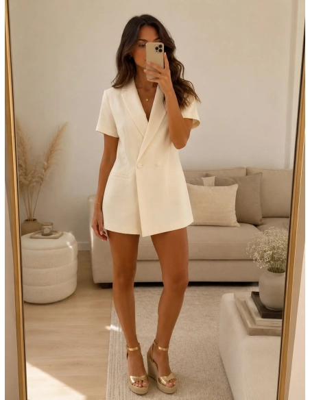 Combinaison short blazer - ÉLIO
