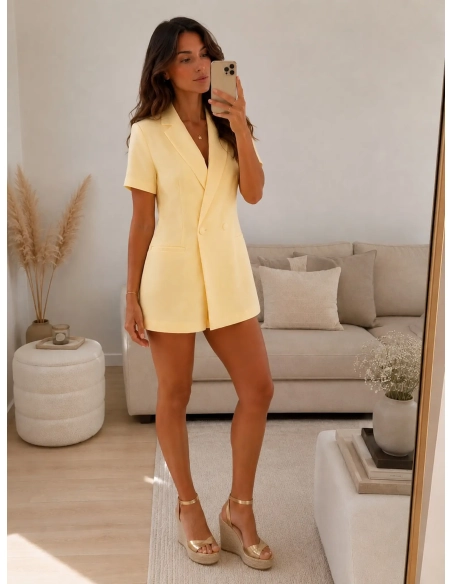 Combinaison short blazer - ÉLIO
