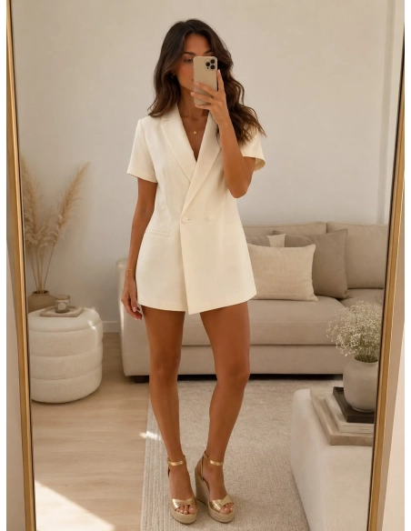 Combinaison short blazer - ÉLIO