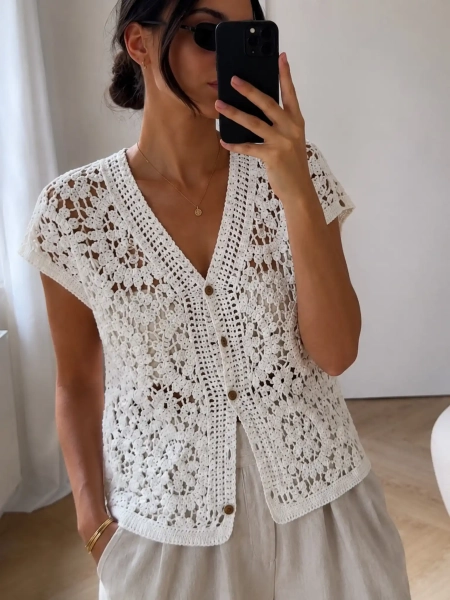 Top crochet - MINOU 2