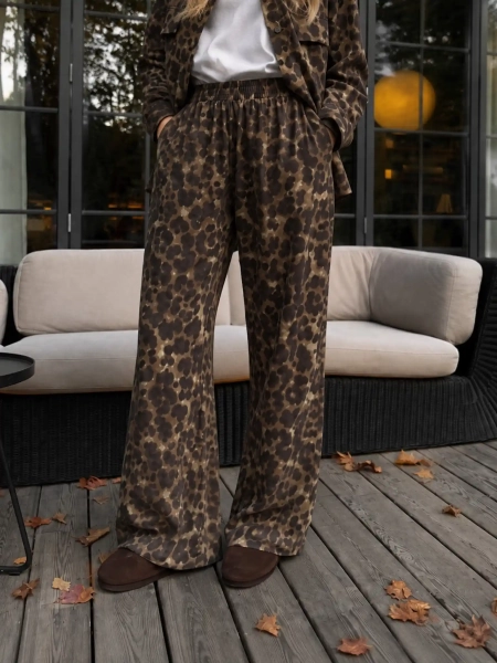 Pantalon léopard - LARIA