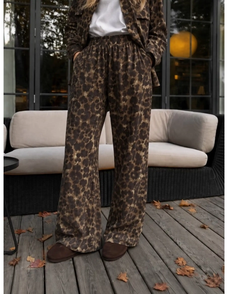Pantalon léopard - LARIA