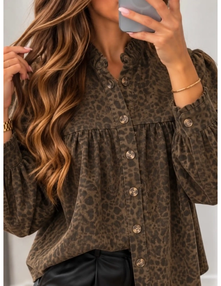 Chemise femme kaki - CÉLIANE - Affaire de Filles