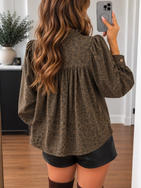 Chemise femme kaki - CÉLIANE - Affaire de Filles