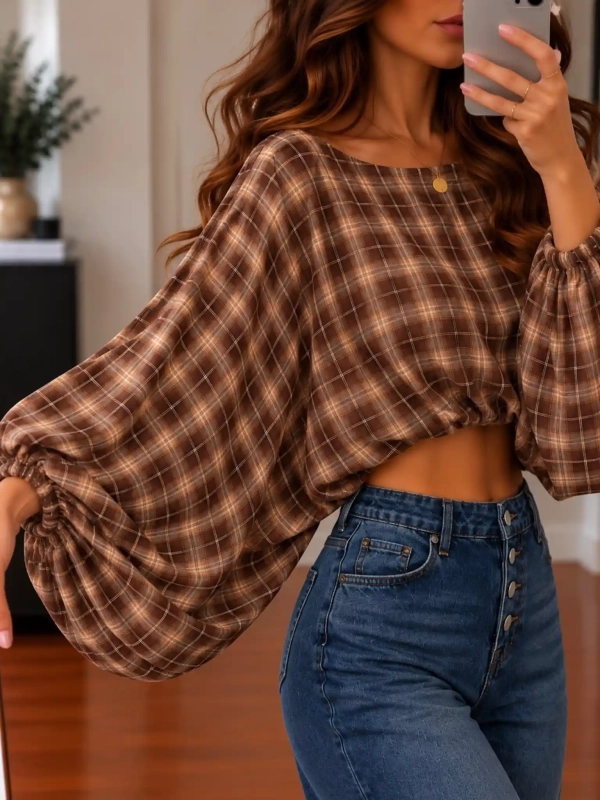 Blouse femme à carreaux - Mélora - Affaire de Filles